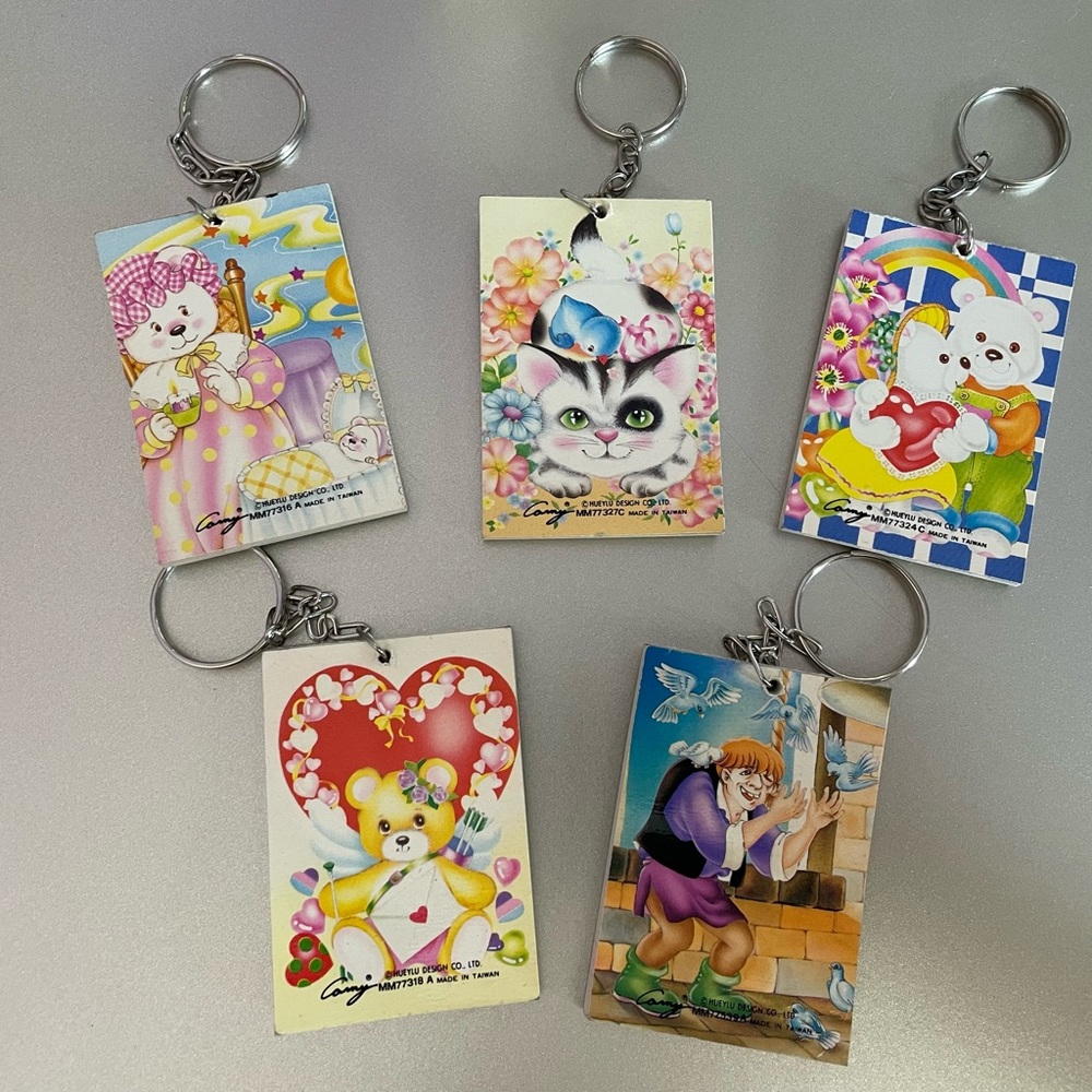 Vintage keychains